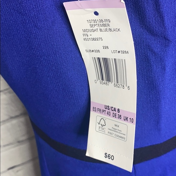 BLACK LABEL BY EVAN-PICONE SLEEVLESS DRESS - Picture 5 of 6